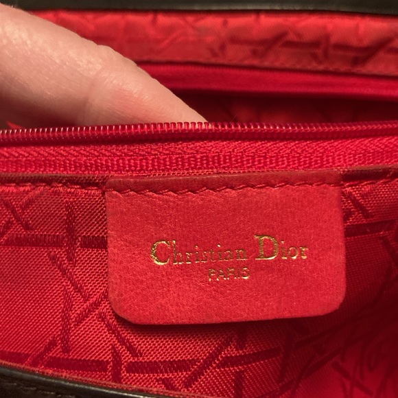 DIOR Lady Dior Black Patent Briefcase with Detachable strap - Picture 9 of 13